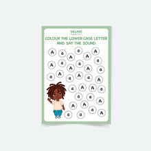 Load image into Gallery viewer, LOWER AND UPPER CASE LETTER IDENTIFICATION DIGITAL WORKSHEETS