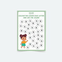 Load image into Gallery viewer, LOWER AND UPPER CASE LETTER IDENTIFICATION DIGITAL WORKSHEETS