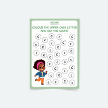 Load image into Gallery viewer, LOWER AND UPPER CASE LETTER IDENTIFICATION DIGITAL WORKSHEETS