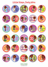 Load image into Gallery viewer, REWARD STICKERS LITTLE STEPS DAILY WINS STICKERS