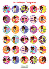 Load image into Gallery viewer, REWARD STICKERS LITTLE STEPS DAILY WINS STICKERS
